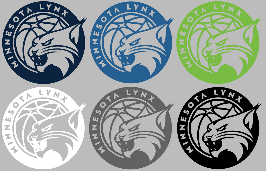 Minnesota Lynx Alternate Logo Premium DieCut Vinyl Decal PICK COLOR & SIZE