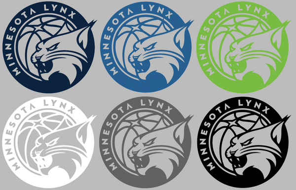 Minnesota Lynx Alternate Logo Premium DieCut Vinyl Decal PICK COLOR & SIZE