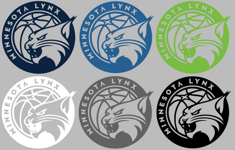 Minnesota Lynx Alternate Logo Premium DieCut Vinyl Decal PICK COLOR & SIZE