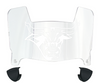 Minnesota State Mavericks Mini Football Helmet Visor Shield w/ Clips - PICK VISOR & LOGO COLOR