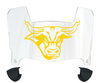 Minnesota State Mavericks Mini Football Helmet Visor Shield w/ Clips - PICK VISOR & LOGO COLOR
