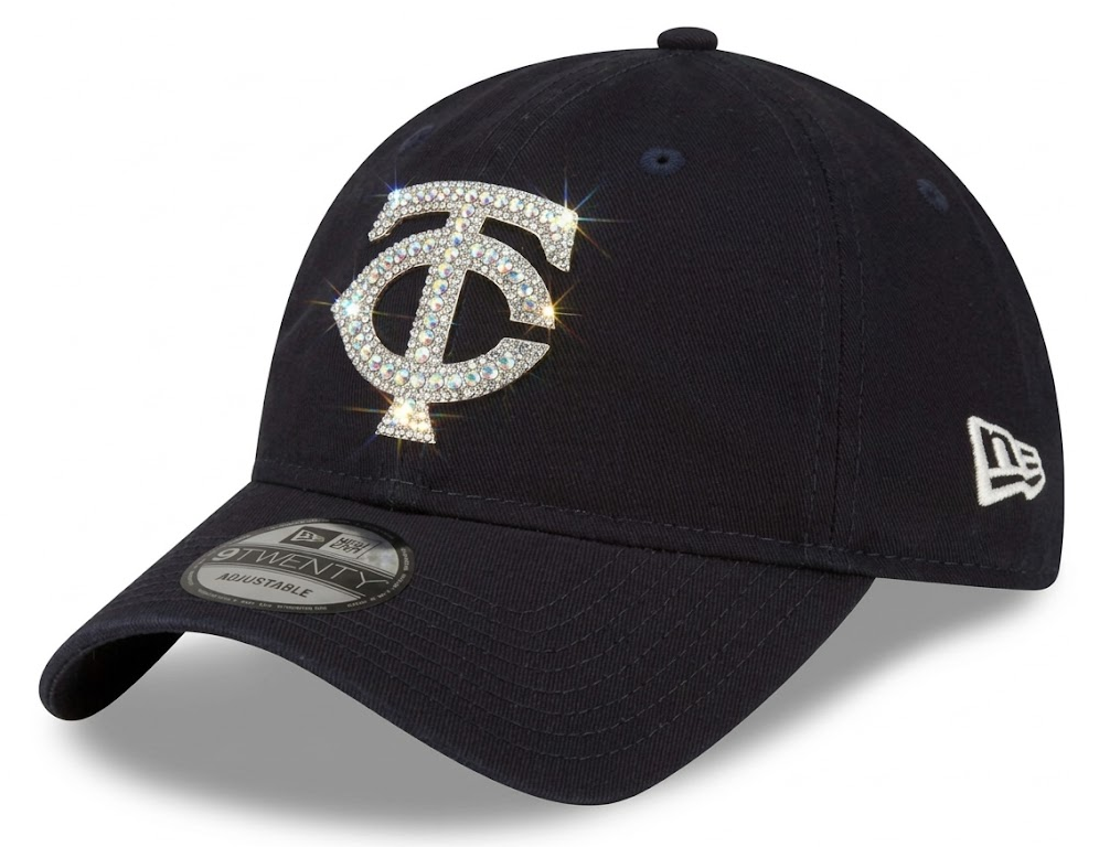 Minnesota Twins Swarovski Crystal Bling Womens New Era Adjustable Hat