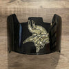 Minnesota Vikings Full Size Football Helmet Visor Shield Black Dark Tint w/ Clips - PICK LOGO COLOR