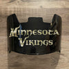 Minnesota Vikings Full Size Football Helmet Visor Shield Black Dark Tint w/ Clips - PICK LOGO COLOR