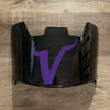 Minnesota Vikings Full Size Football Helmet Visor Shield Black Dark Tint w/ Clips - PICK LOGO COLOR