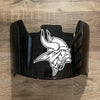 Minnesota Vikings Full Size Football Helmet Visor Shield Black Dark Tint w/ Clips - PICK LOGO COLOR