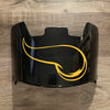 Minnesota Vikings Full Size Football Helmet Visor Shield Black Dark Tint w/ Clips - PICK LOGO COLOR