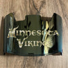 Minnesota Vikings Full Size Football Helmet Visor Shield Gold Iridium Mirror w/ Clips - PICK LOGO COLOR
