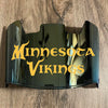 Minnesota Vikings Full Size Football Helmet Visor Shield Gold Iridium Mirror w/ Clips - PICK LOGO COLOR