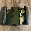 Minnesota Vikings Full Size Football Helmet Visor Shield Gold Iridium Mirror w/ Clips - PICK LOGO COLOR
