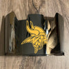 Minnesota Vikings Full Size Football Helmet Visor Shield Silver Chrome Mirror w/ Clips - PICK LOGO COLOR