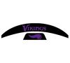Minnesota Vikings MIDI Mid Size SpeedFlex Football Helmet Front & Back Bumper Decal Set - Pick Color