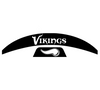 Minnesota Vikings MIDI Mid Size SpeedFlex Football Helmet Front & Back Bumper Decal Set - Pick Color