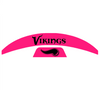 Minnesota Vikings MIDI Mid Size SpeedFlex Football Helmet Front & Back Bumper Decal Set - Pick Color