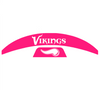 Minnesota Vikings MIDI Mid Size SpeedFlex Football Helmet Front & Back Bumper Decal Set - Pick Color