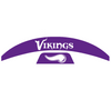 Minnesota Vikings MIDI Mid Size SpeedFlex Football Helmet Front & Back Bumper Decal Set - Pick Color