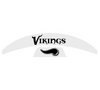 Minnesota Vikings MIDI Mid Size SpeedFlex Football Helmet Front & Back Bumper Decal Set - Pick Color