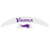 Minnesota Vikings MIDI Mid Size SpeedFlex Football Helmet Front & Back Bumper Decal Set - Pick Color