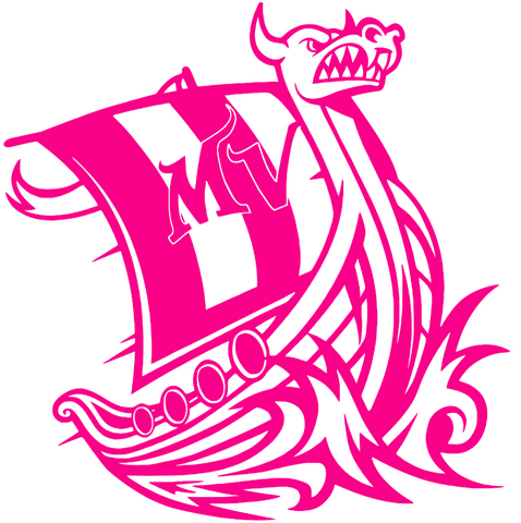 Minnesota Vikings Hot Pink Ship Logo Premium DieCut Vinyl Decal PICK SIZE