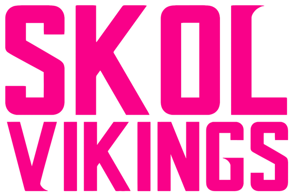Minnesota Vikings Hot Piunk SKOL Logo Premium DieCut Vinyl Decal PICK SIZE