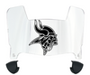 Minnesota Vikings Mini Football Helmet Visor Shield w/ Clips - PICK VISOR & LOGO COLOR