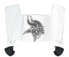 Minnesota Vikings Mini Football Helmet Visor Shield w/ Clips - PICK VISOR & LOGO COLOR