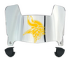 Minnesota Vikings Mini Football Helmet Visor Shield w/ Clips - PICK VISOR & LOGO COLOR