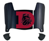 Minnesota Duluth Bulldogs Mini Football Helmet Visor Shield w/ Clips - PICK VISOR & LOGO COLOR