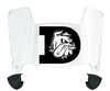 Minnesota Duluth Bulldogs Mini Football Helmet Visor Shield w/ Clips - PICK VISOR & LOGO COLOR