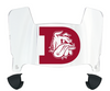 Minnesota Duluth Bulldogs Mini Football Helmet Visor Shield w/ Clips - PICK VISOR & LOGO COLOR