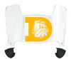 Minnesota Duluth Bulldogs Mini Football Helmet Visor Shield w/ Clips - PICK VISOR & LOGO COLOR