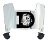 Minnesota Duluth Bulldogs Mini Football Helmet Visor Shield w/ Clips - PICK VISOR & LOGO COLOR