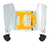 Minnesota Duluth Bulldogs Mini Football Helmet Visor Shield w/ Clips - PICK VISOR & LOGO COLOR
