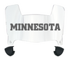 Minnesota Gophers Mini Football Helmet Visor Shield w/ Clips - PICK VISOR & LOGO COLOR - SportsJewelryProShop