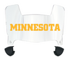 Minnesota Gophers Mini Football Helmet Visor Shield w/ Clips - PICK VISOR & LOGO COLOR - SportsJewelryProShop