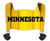 Minnesota Gophers Mini Football Helmet Visor Shield w/ Clips - PICK VISOR & LOGO COLOR - SportsJewelryProShop
