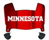 Minnesota Gophers Mini Football Helmet Visor Shield w/ Clips - PICK VISOR & LOGO COLOR - SportsJewelryProShop