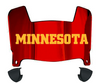 Minnesota Gophers Mini Football Helmet Visor Shield w/ Clips - PICK VISOR & LOGO COLOR - SportsJewelryProShop