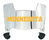 Minnesota Gophers Mini Football Helmet Visor Shield w/ Clips - PICK VISOR & LOGO COLOR - SportsJewelryProShop