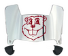 Minnesota Gophers Mini Football Helmet Visor Shield w/ Clips - PICK VISOR & LOGO COLOR - SportsJewelryProShop