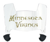 Minnesota Vikings Limited Edition Mini Football Helmet Visor Shield w/ Clips - PICK VISOR & LOGO COLOR
