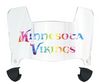Minnesota Vikings Limited Edition Mini Football Helmet Visor Shield w/ Clips - PICK VISOR & LOGO COLOR