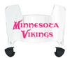Minnesota Vikings Limited Edition Mini Football Helmet Visor Shield w/ Clips - PICK VISOR & LOGO COLOR
