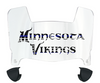 Minnesota Vikings Limited Edition Mini Football Helmet Visor Shield w/ Clips - PICK VISOR & LOGO COLOR