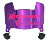 Minnesota Vikings Limited Edition Mini Football Helmet Visor Shield w/ Clips - PICK VISOR & LOGO COLOR