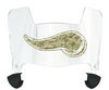 Minnesota Vikings Limited Edition Mini Football Helmet Visor Shield w/ Clips - PICK VISOR & LOGO COLOR