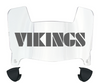 Minnesota Vikings Retro Throwback Mini Football Helmet Visor Shield w/ Clips - PICK VISOR & LOGO COLOR