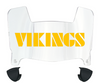 Minnesota Vikings Retro Throwback Mini Football Helmet Visor Shield w/ Clips - PICK VISOR & LOGO COLOR