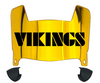 Minnesota Vikings Retro Throwback Mini Football Helmet Visor Shield w/ Clips - PICK VISOR & LOGO COLOR
