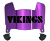 Minnesota Vikings Retro Throwback Mini Football Helmet Visor Shield w/ Clips - PICK VISOR & LOGO COLOR